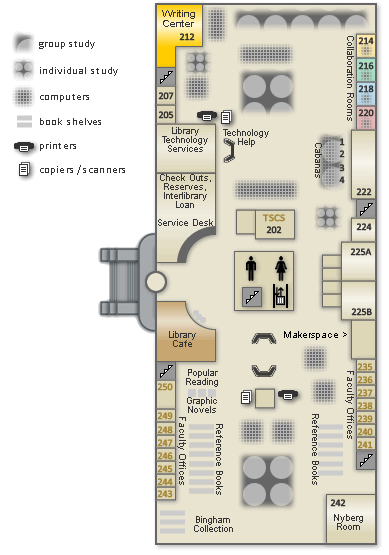 2nd floor map