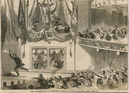 Ford's theater at the time of Lincoln's assassination