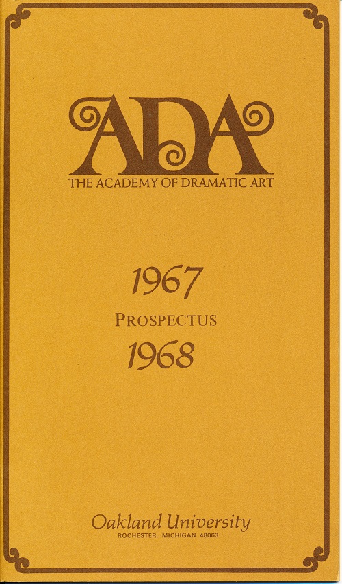 Cover of ADA prospectus, 1967