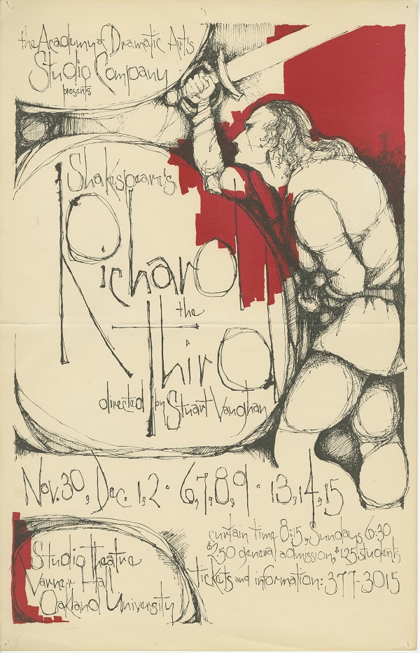 Poster for ADA production of Richard III