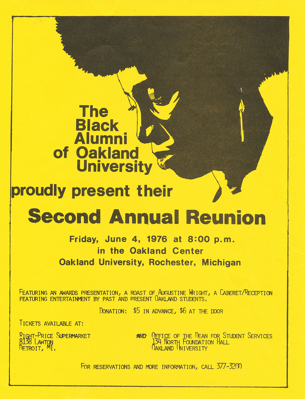 Black Alumni Second Reunion flyer