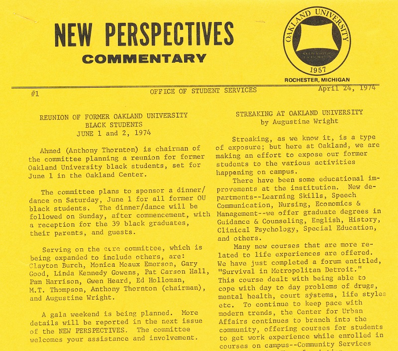 Cover of an issue of New Perspectives