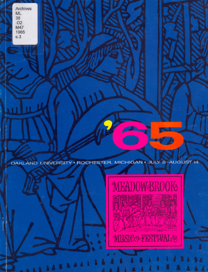 Cover of 1965 MBMF program