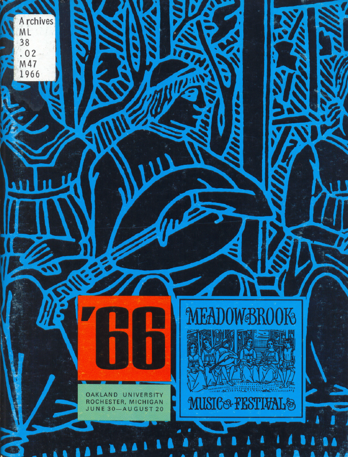 Cover of 1966 MBMF program