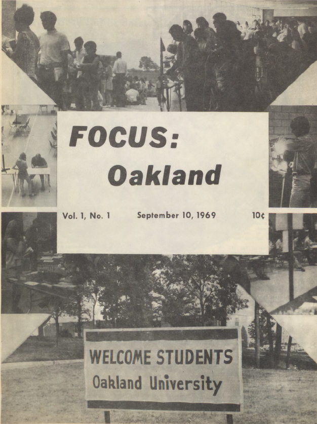 Front page of the first issue of Focus