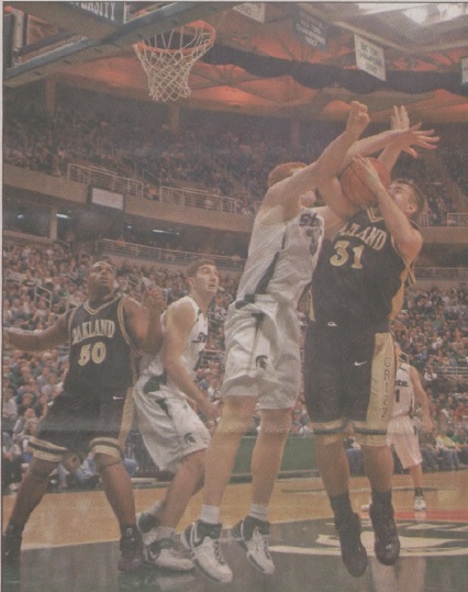 Photo of basketball game