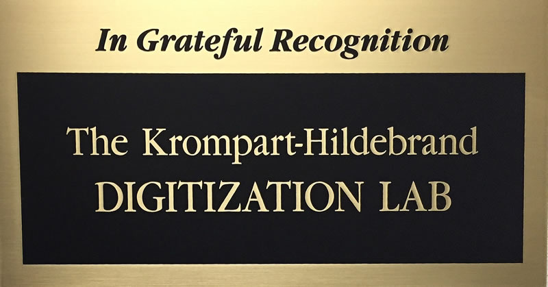 Plaque Example - Krompart Recognition