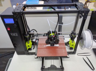 a lulzbot taz 6 3d printer