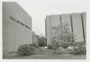 Back of Paula and Woody Varner Hall, circa 1976